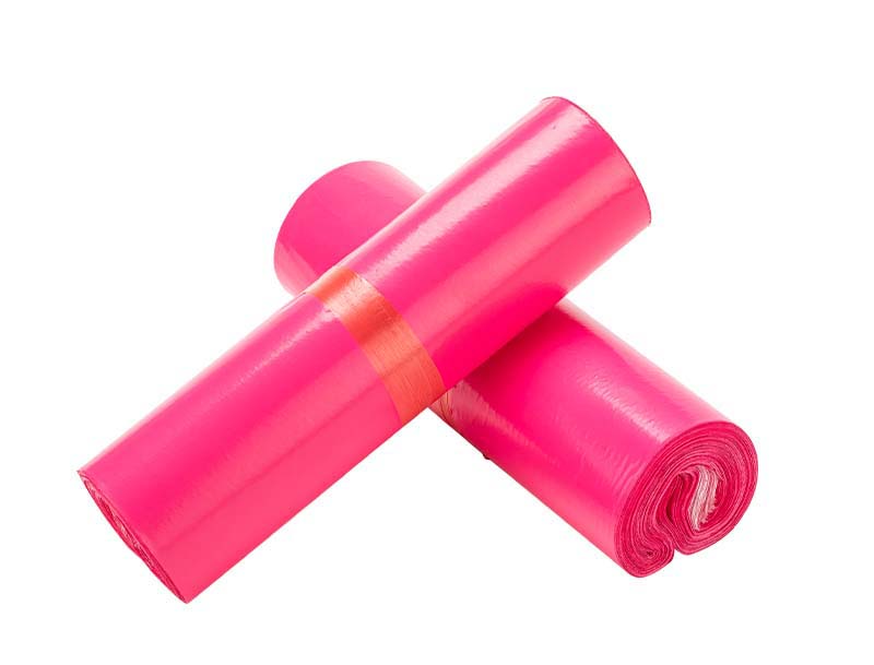 盐源玫红色快递袋-02